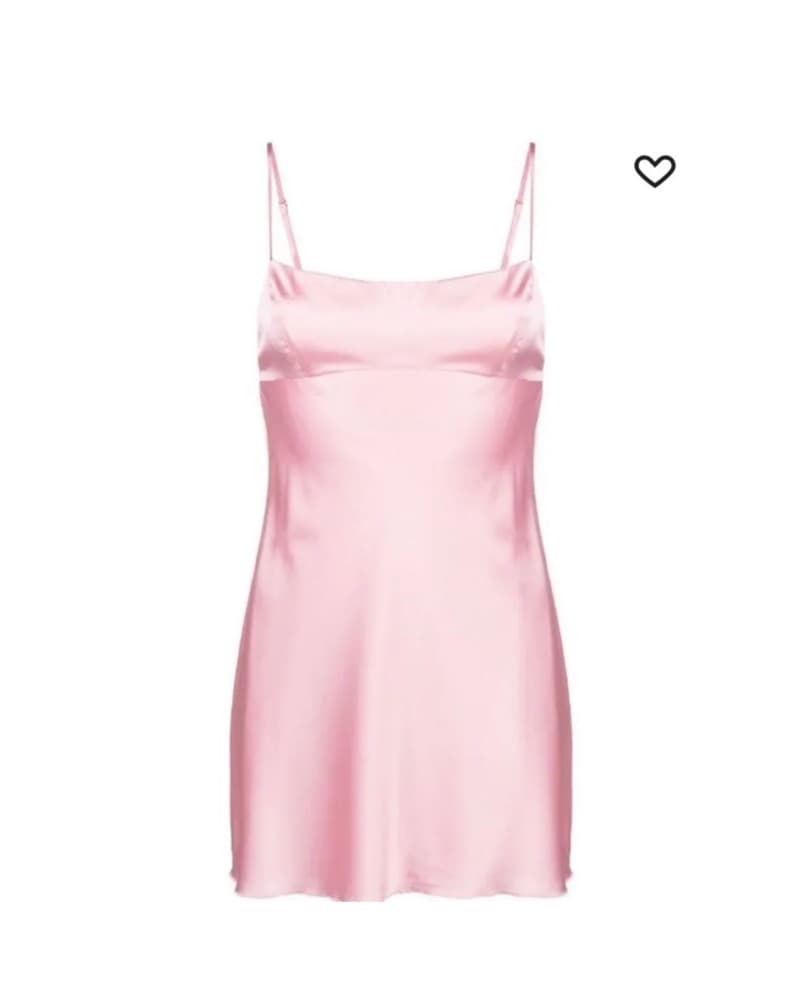 Guizio Backless Satin Mini Dress - Image 3