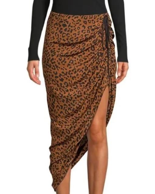 Diane Von Furstenberg Ruched Slit Skirt - Image 1