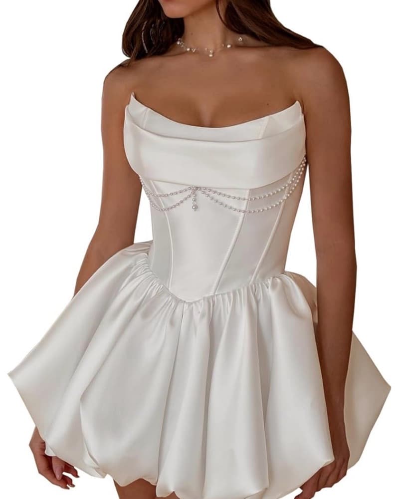 Short Bridal Dress - Image 1