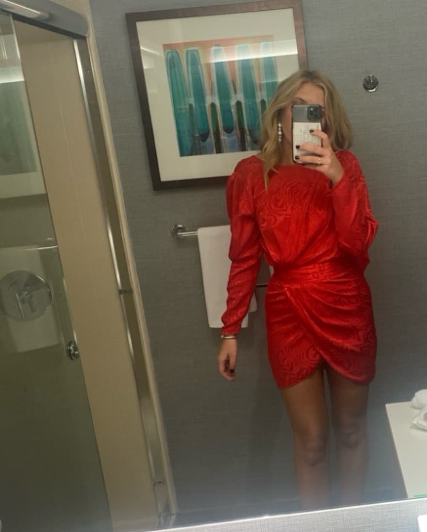 Ronny Kobo Silk Mini Dress  - Image 3