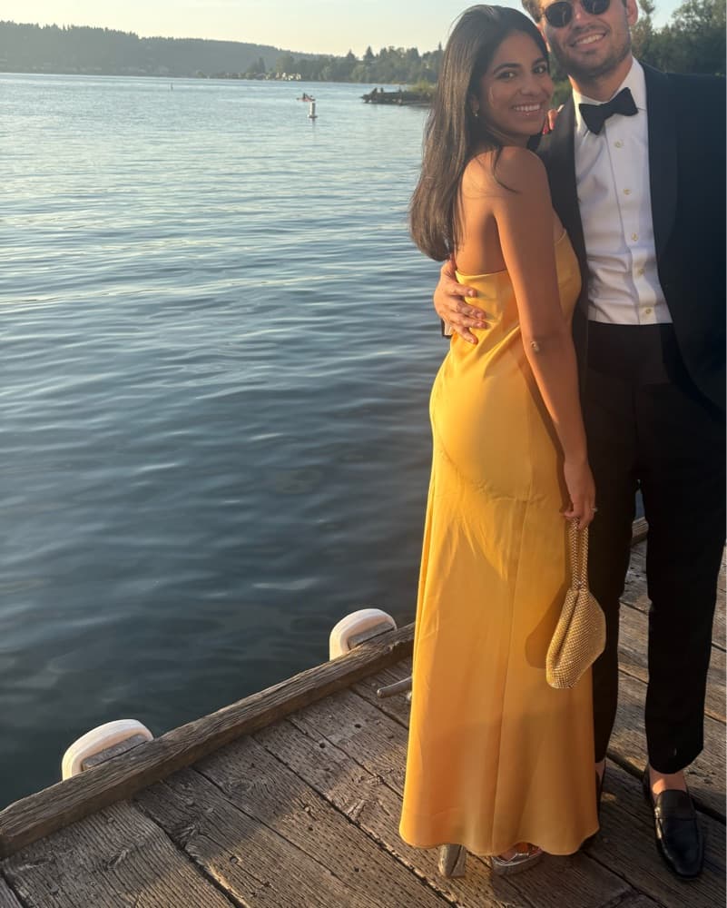 Yellow Silk Gown - Image 2