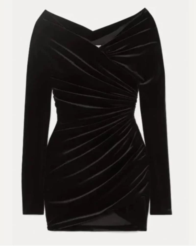 Alexander Vauthier Velvet Mini Dress - Image 6