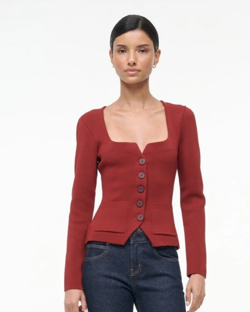 staud knit top - Image 1