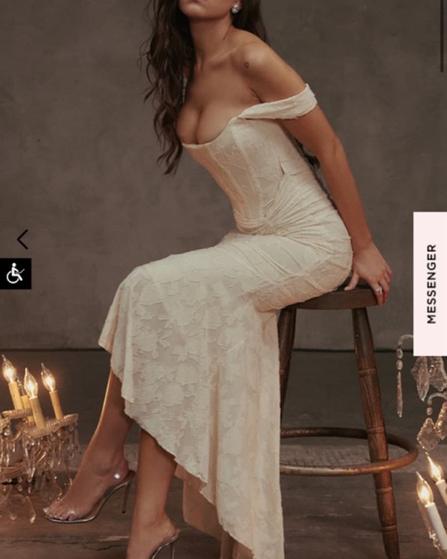 Cesca Vintage Floral Cream Dress  - Image 5