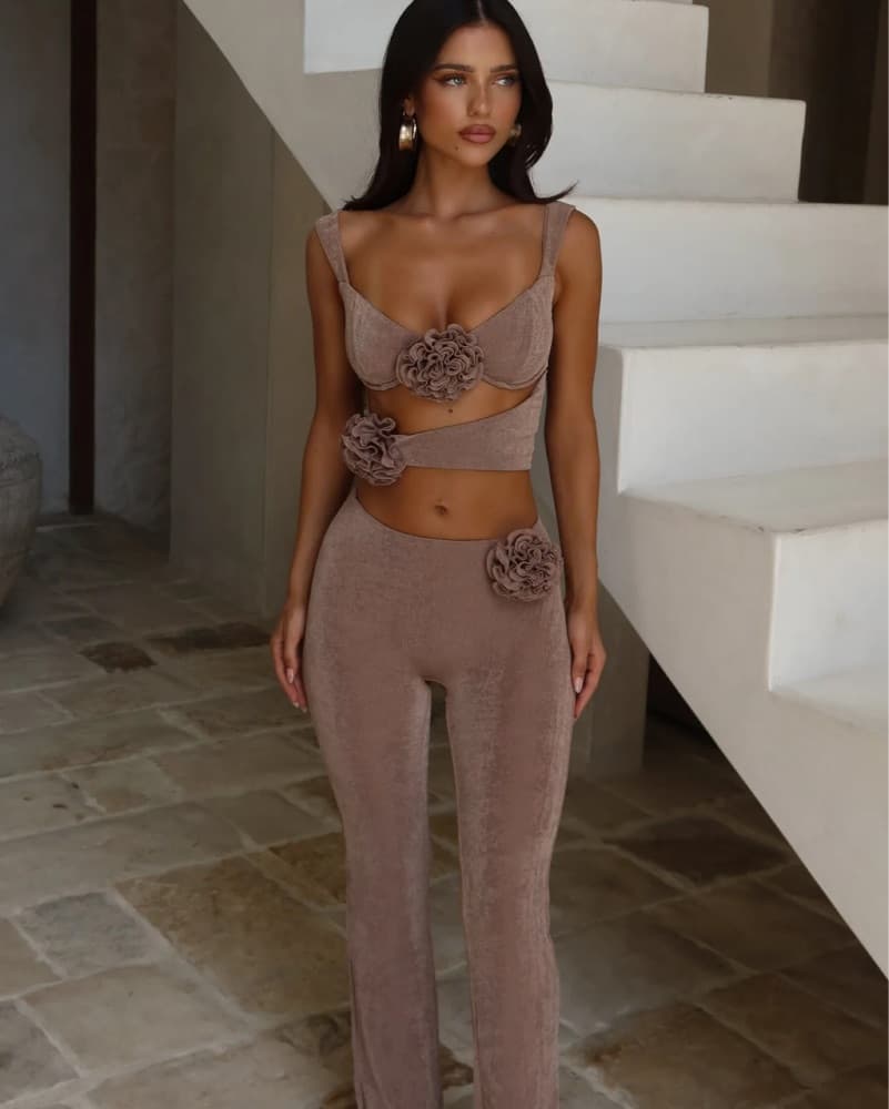 Outcast Trinette Jumpsuit Latte - Image 1