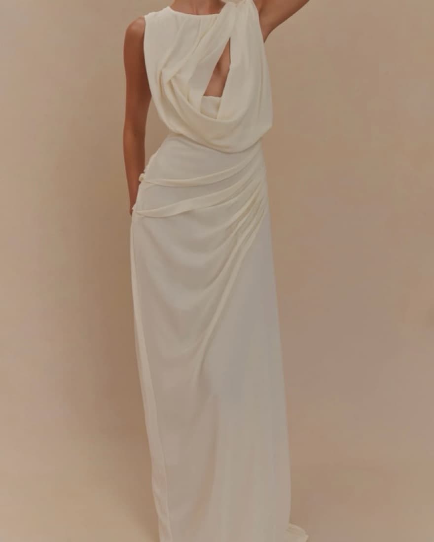 Oria chiffon Maxi Dress  - Image 4