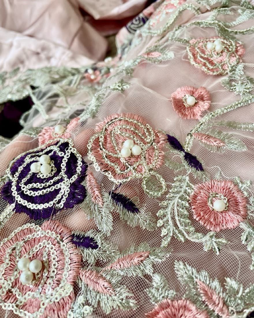 Gorgeous Pink Indian Suit For Wedding - Image 3