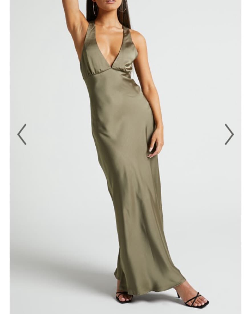 satin slip dress - Image 2