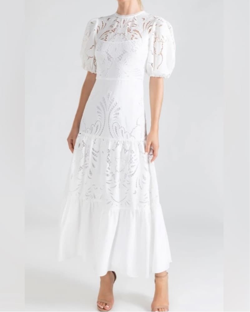 J. Crew Soren Optic White Dress - Image 1