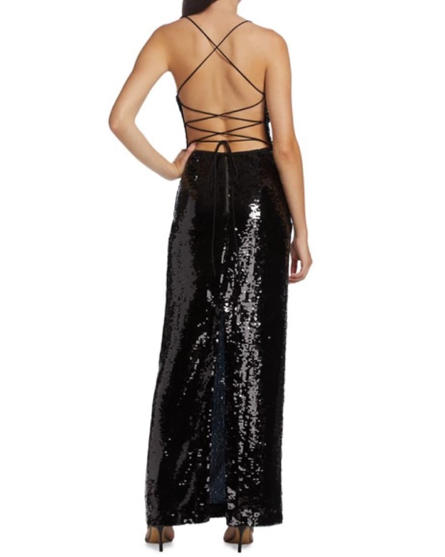 Sabina Musayev Mili Sequined Maxi Dress - Image 3