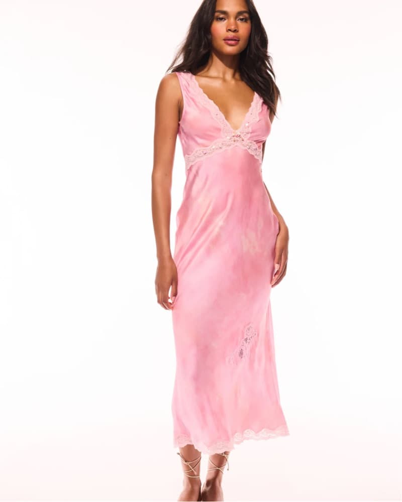 LoveShackFancy Bier Slip Dress - Image 1
