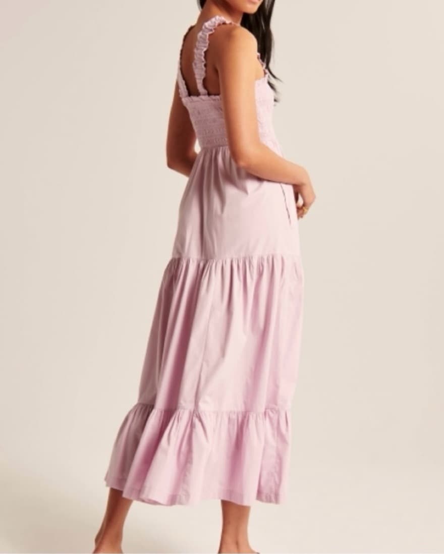 Women's Smocked Bodice Easy Maxi Dress - Image 2