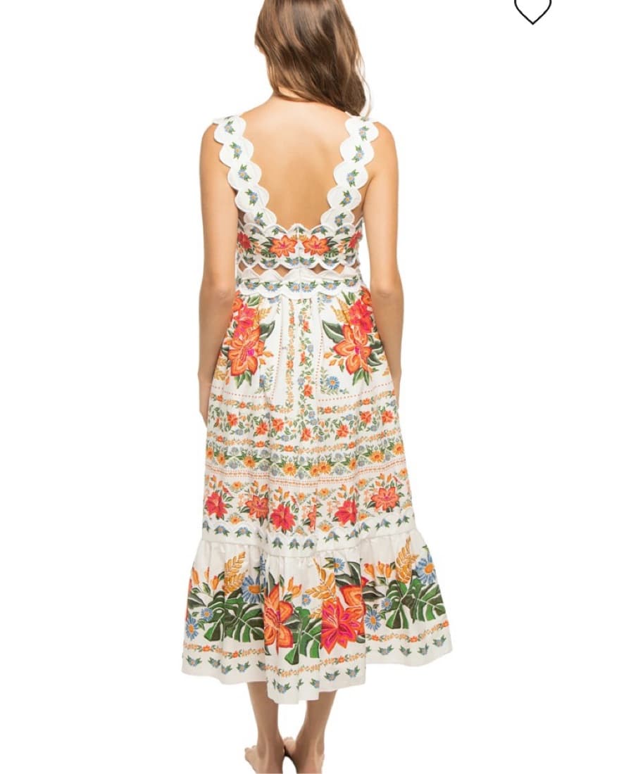 Farm Rio Bloom Garden Mini Dress - Image 3