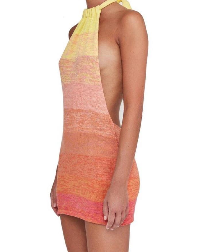BAMBA SWIM BOUNTY DRESS SUNSET ORANGE M - Image 3
