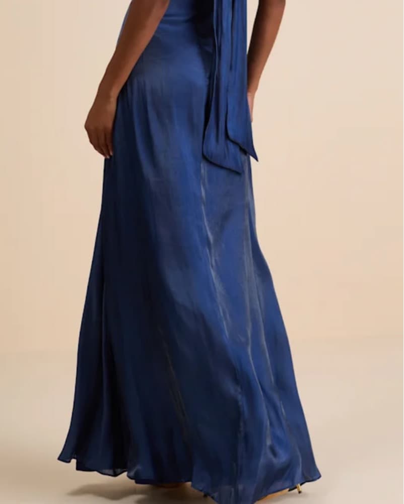 Lulus Canley Blue Maxi dresss - Image 4