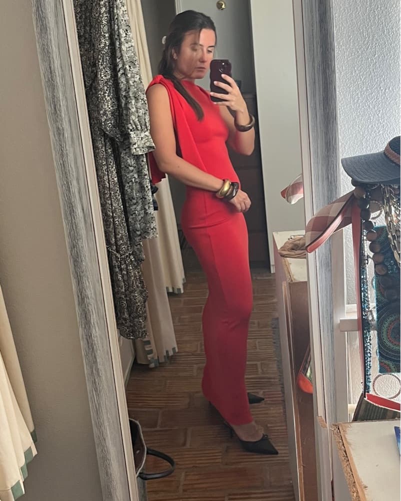 Khy Long Red Dress - Image 5