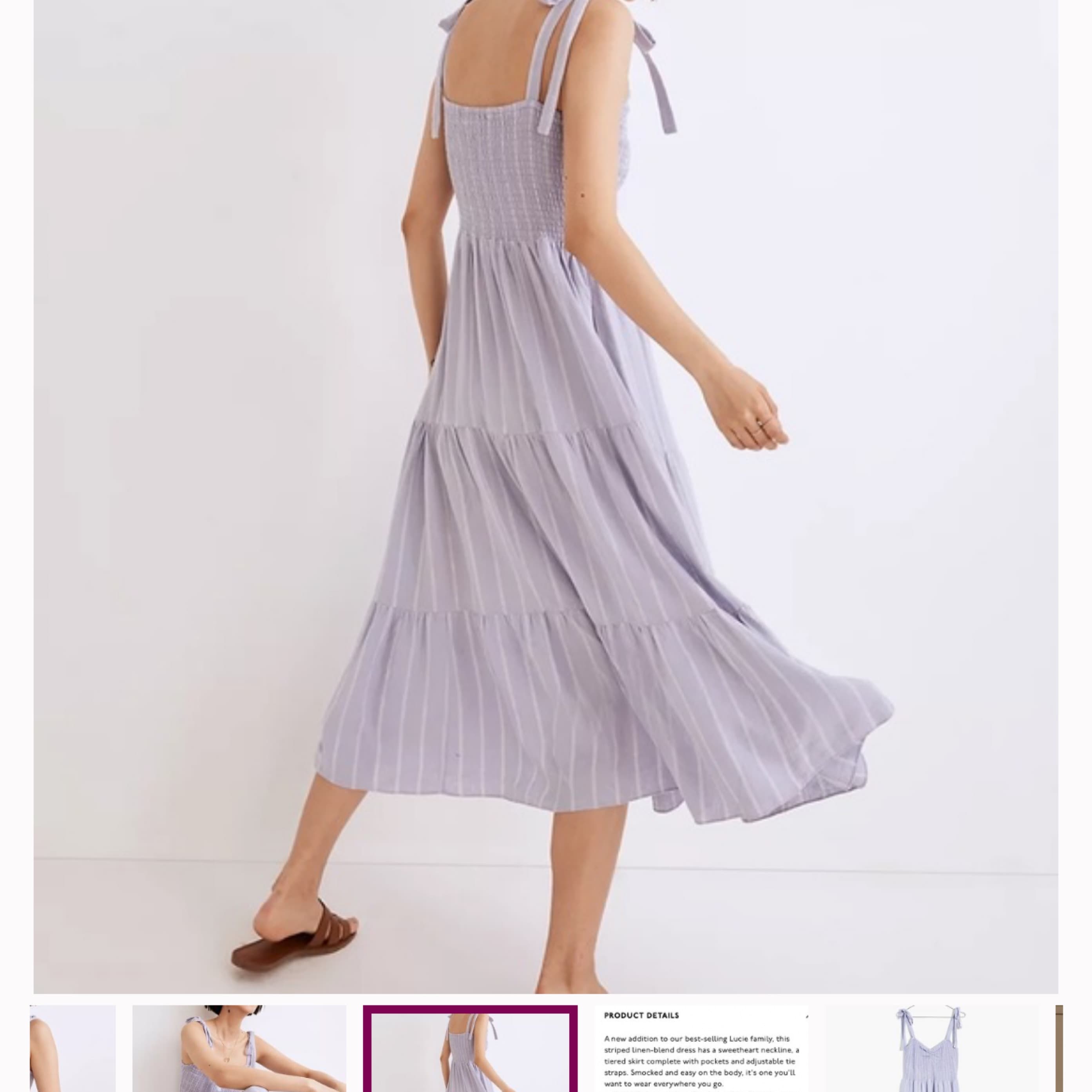 Lavender Madewell Maxi Dress - Image 3
