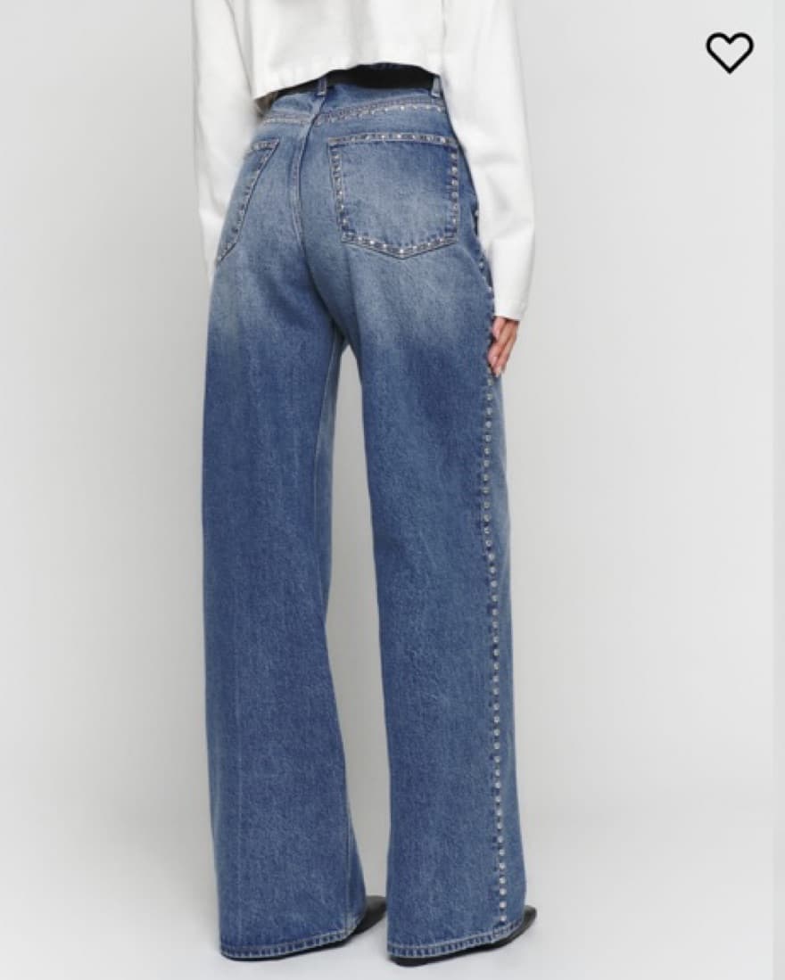 Cary High Rise Slouchy Wide Leg Jeans - Image 2