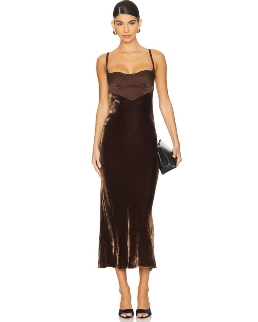 Anna October Velvet Dress - Image 5