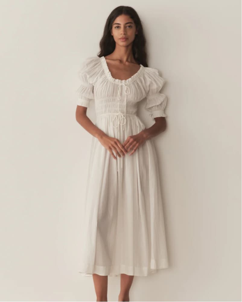 Doen ischia Dress In Salt  - Image 3