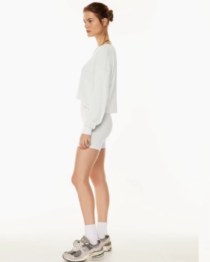 Tna Aritzia Waffle Crew Boxy Longsleeve - Image 3