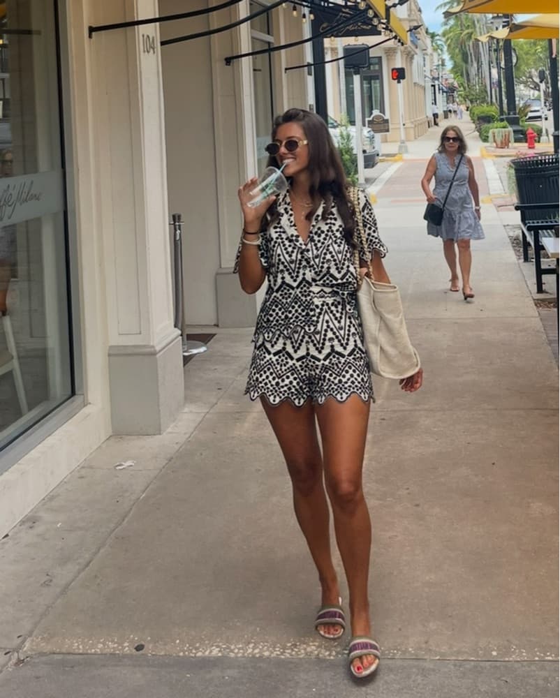 Black/White Short matching set  - Image 1