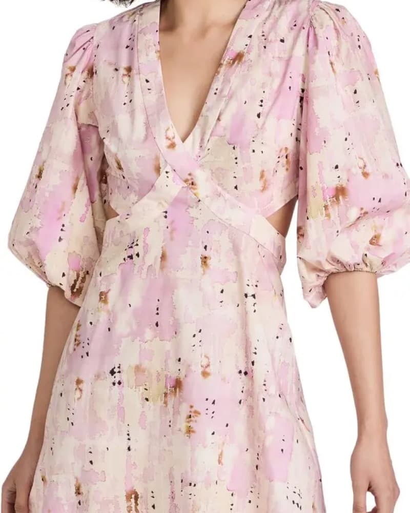 Alexis Linea Dress In Rainwater Quartz - Image 1