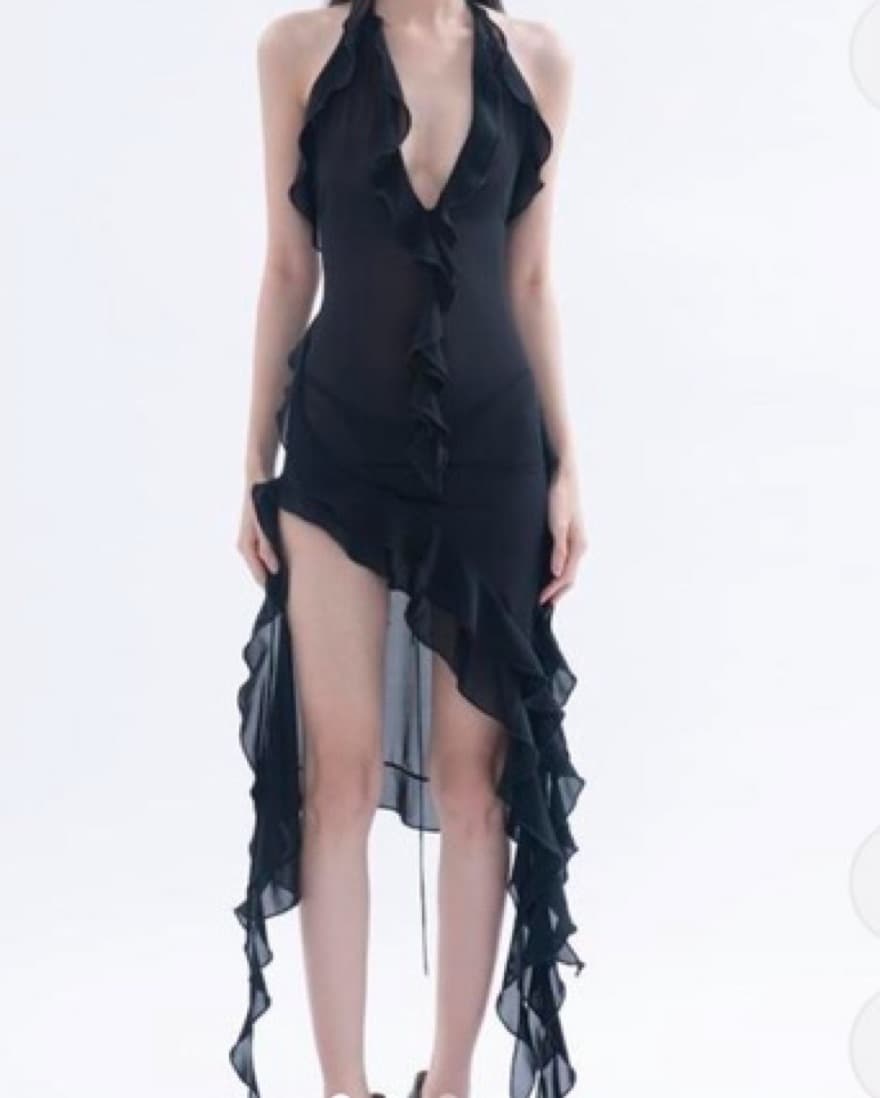 Fanci club ruffle dress - Image 2