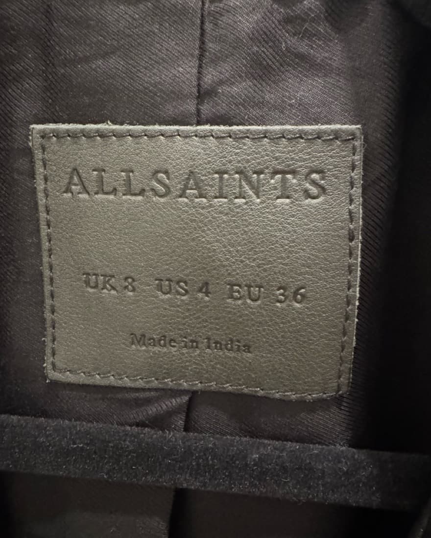 Allsaints Leather Jacket  - Image 3