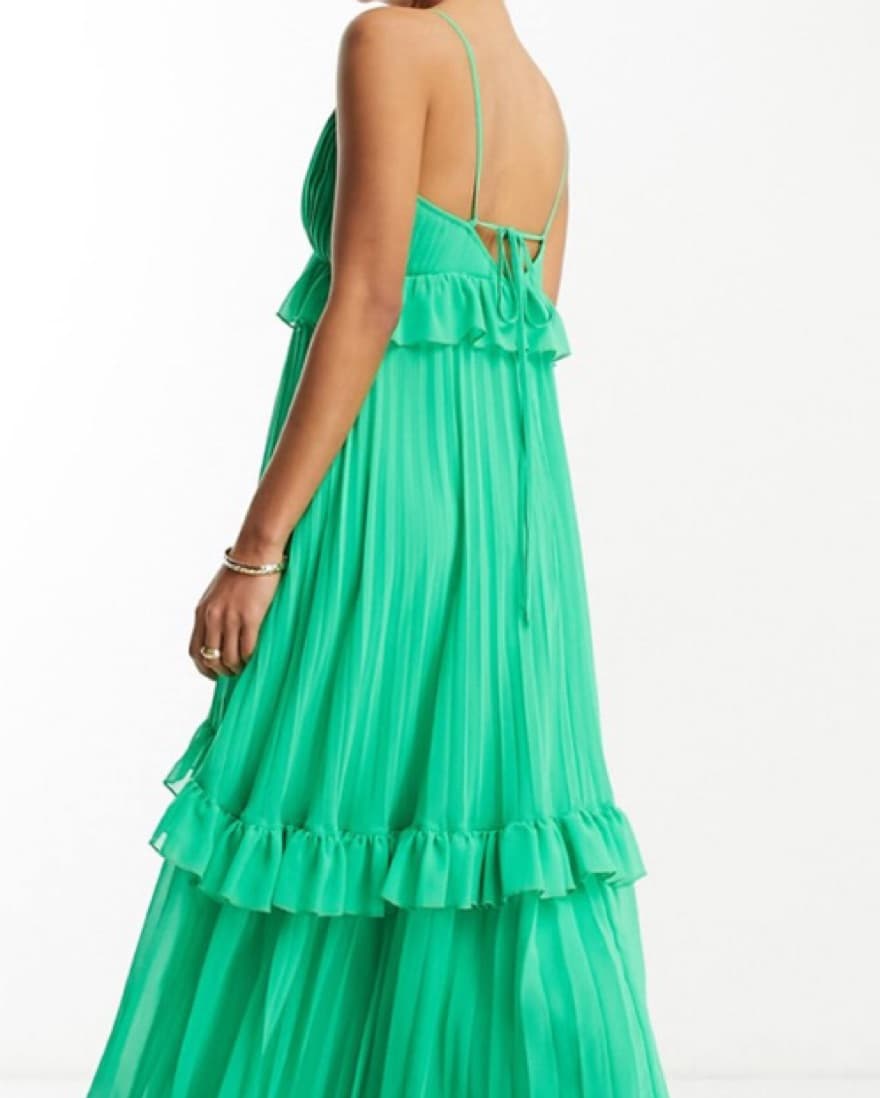 ASOS Design Green Midi Dress - Image 2