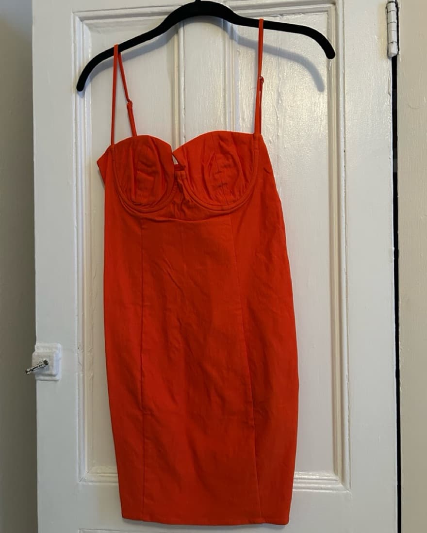 Michael Costello Mini Bustier Dress - Image 3
