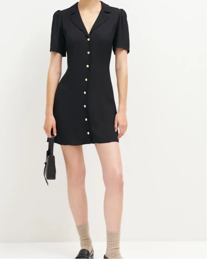 Reformation Randi Black Dress - Image 2