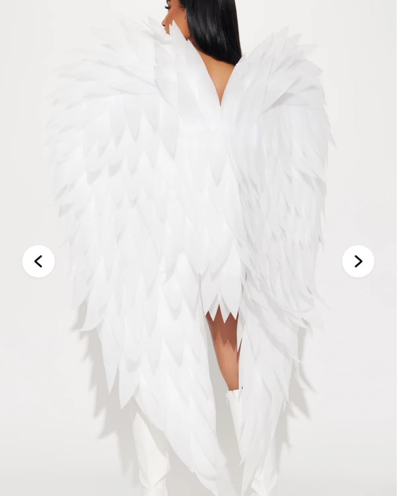 Fashion Nova White Wings  - Image 1