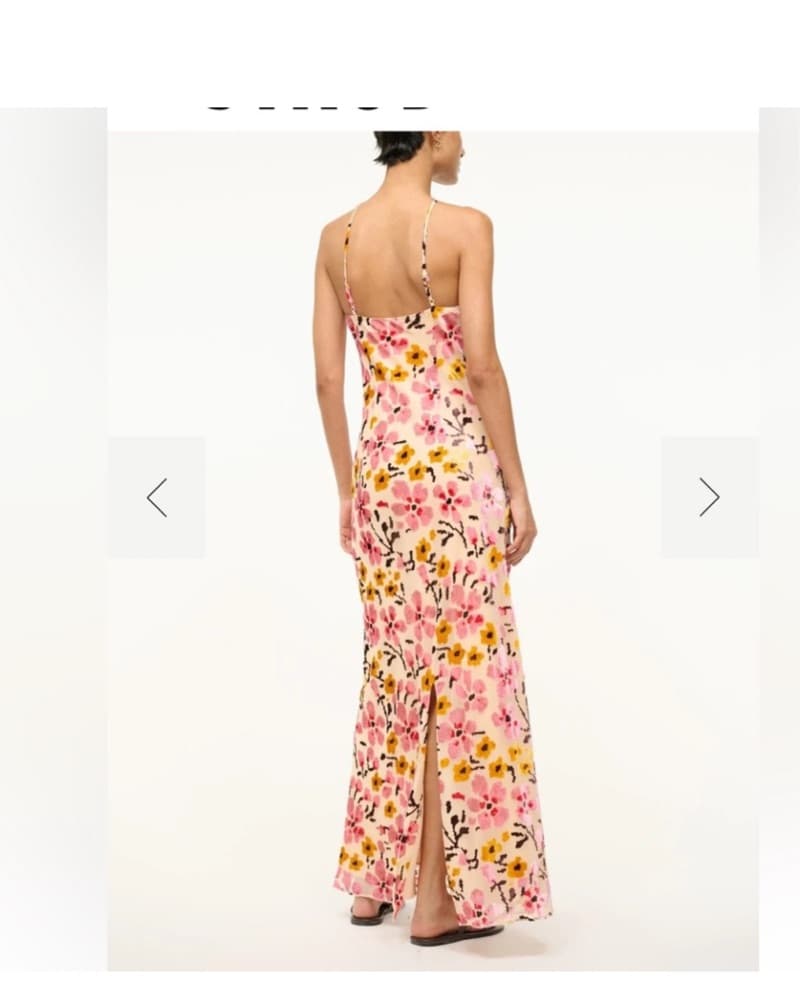 Staud Cubism floral Blossom Dress size 4 - Image 3