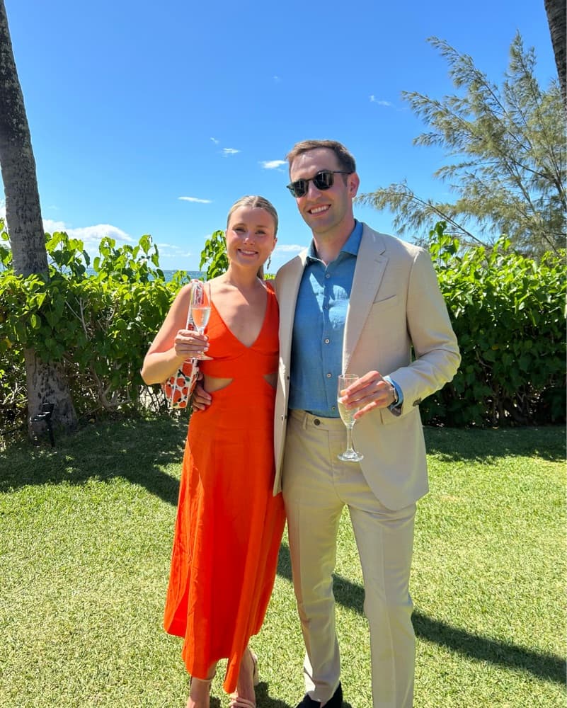 Orange reformation Dress  - Image 4
