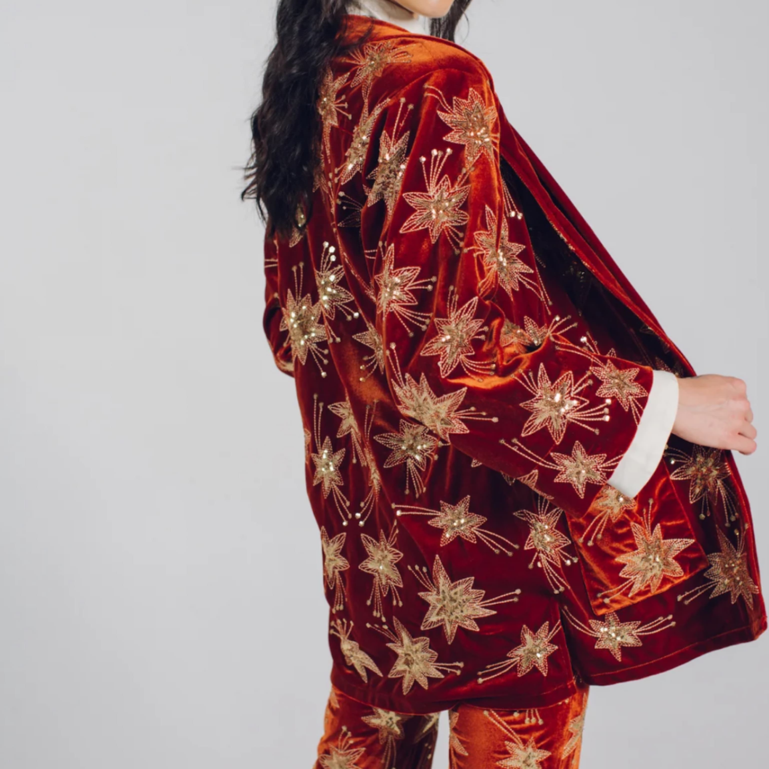 Free People Burnt Orange Suit - Image 4