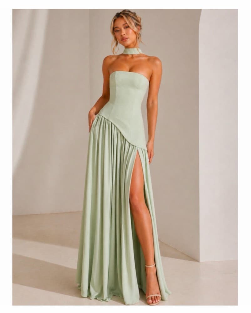 Babyboo Pistachio Dress - Image 1