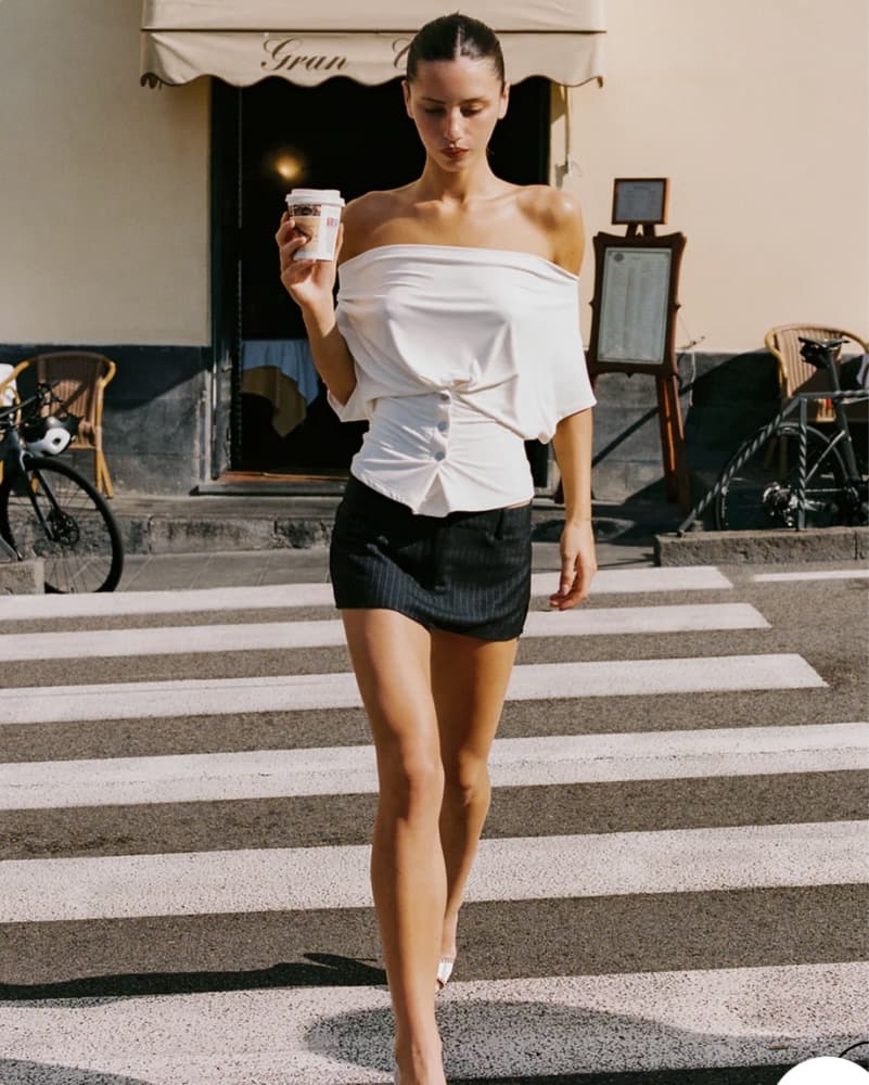 With Jean Sienna White/cream Top - Image 6