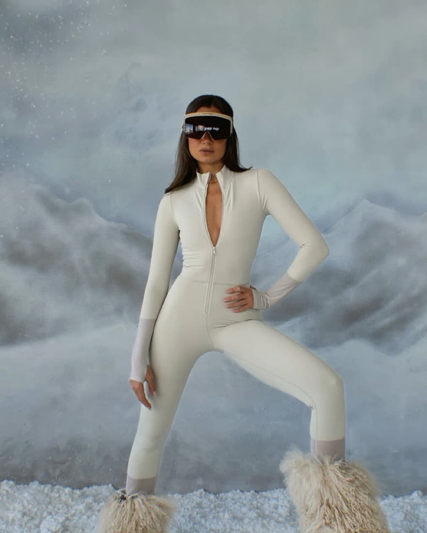 Ivory Ski Jumpsuit - Image 4