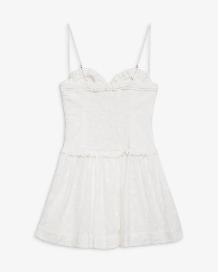 For Love & Lemons Marlowe Dress In White - Image 4