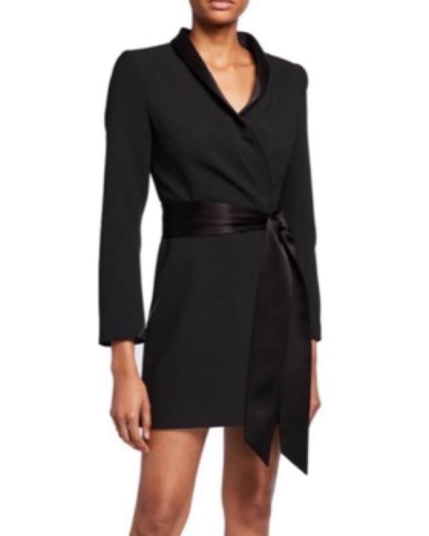 Alice + Olivia Blazer Satin Dress - Image 1