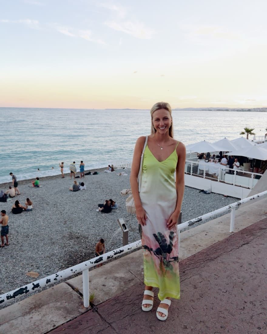 Beachy Maxi Slip Dress - Image 1