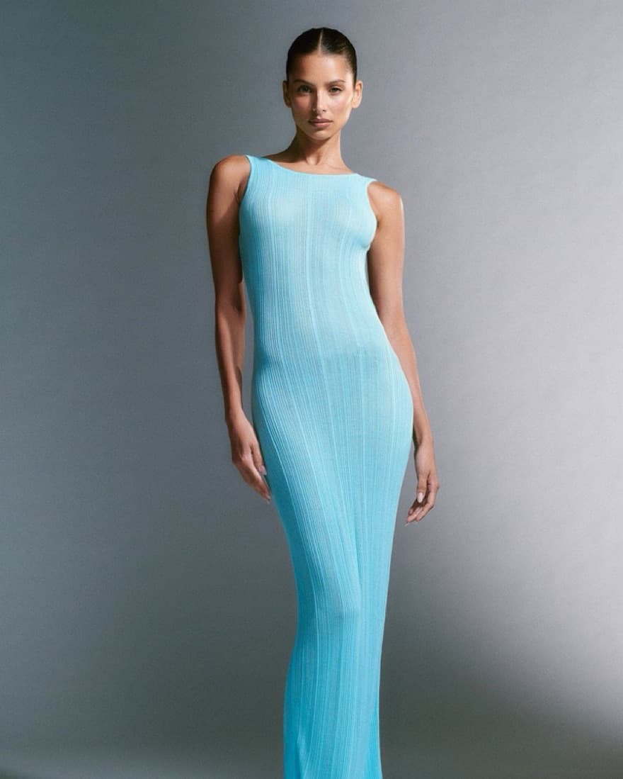 I AM GIA Luminara Blue Dress - Image 1