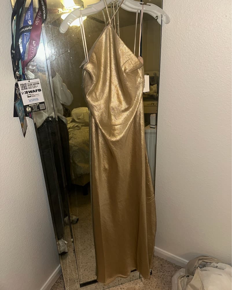 gold dress - Image 2