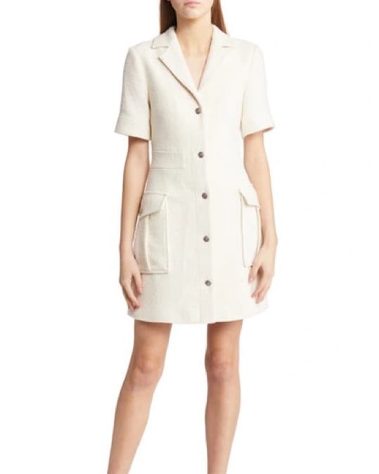 Ted Baker London Textured Coat Dress - Image 4