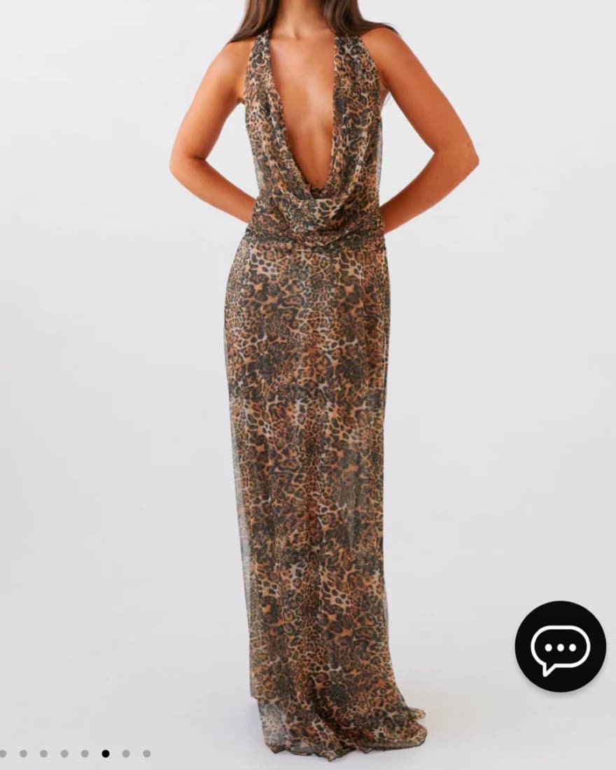 Peppermayo Leopard Maxi Dress  - Image 1