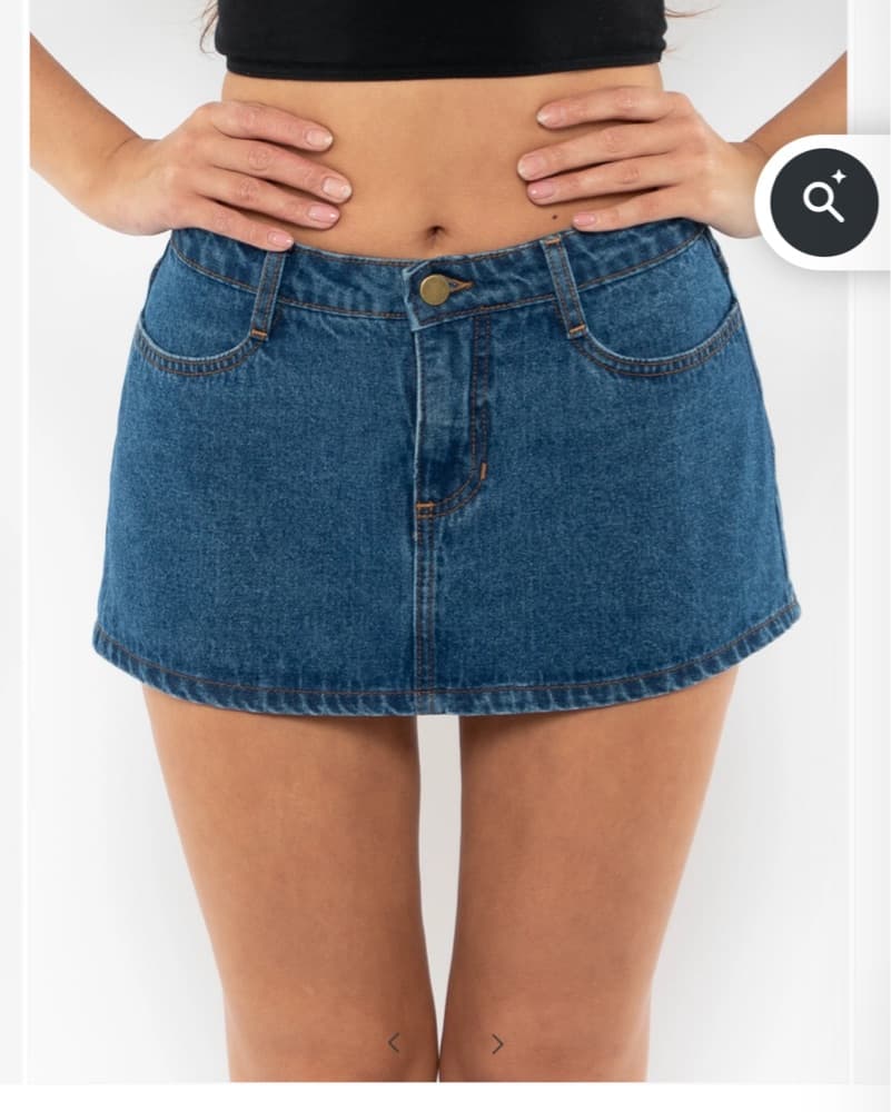 Denim Mini Skirt - Image 2