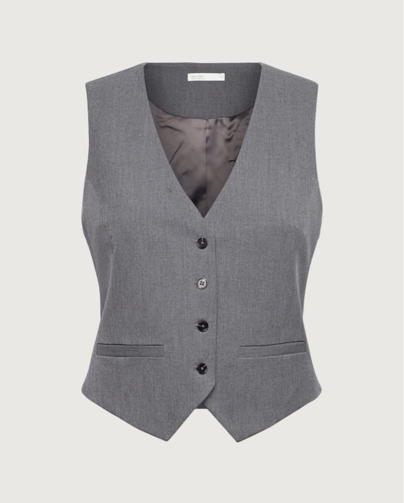 Oak + Fort Cropped Vest - Image 2