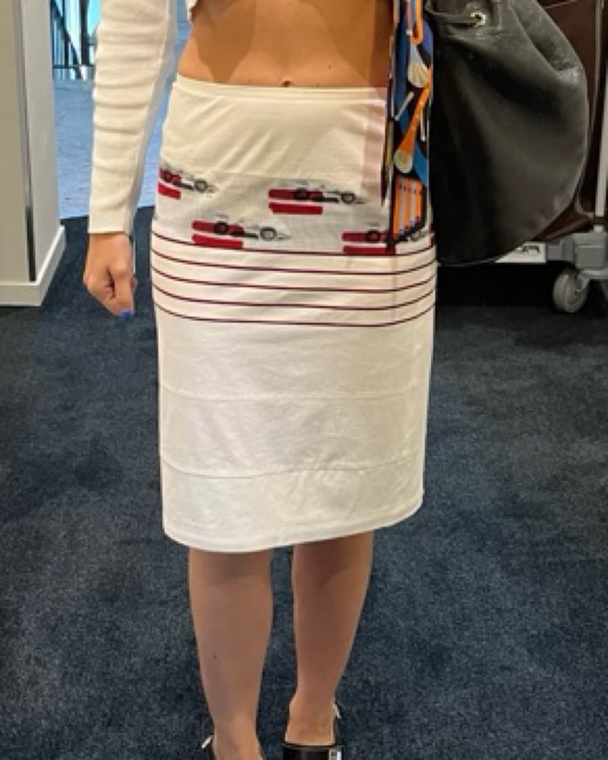 Prada F1 Racecar Motif Skirt  - Image 2
