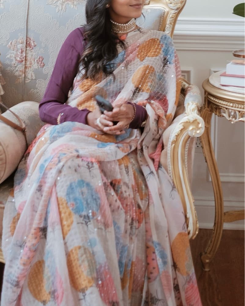 Sparkly Saree  - Image 1